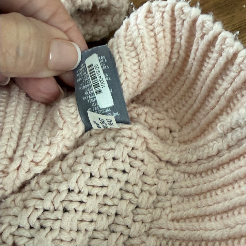 Aerie Cable Knit Sweater - Light Pink - Picture 6 of 7
